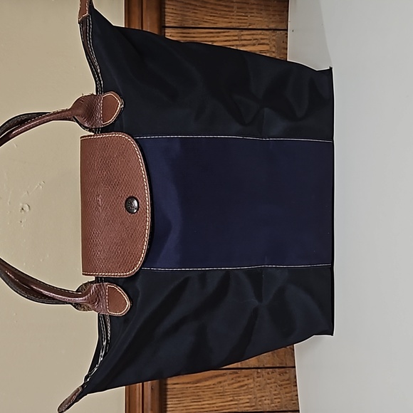 Longchamp Purple and Black Tote Bag - Picture 3 of 17